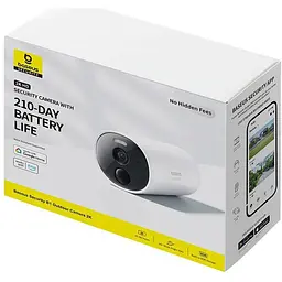 IP-камера відеоспостереження Baseus Security B1 Outdoor Camera 2K S0SV002130 White - мініатюра 4