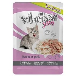 Пауч Vibrisse тунець/курка в желе для кошенят всіх порід 70 г