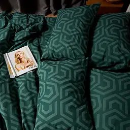 Набір наволочок Moon&Star Бязь Gold Люкс Emerald Maze 40х60 см 2 шт - мініатюра 4