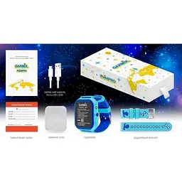 Дитячий розумний годинник GARMIX PointPRO-200 Blue (GMXPP200-BL) - мініатюра 3