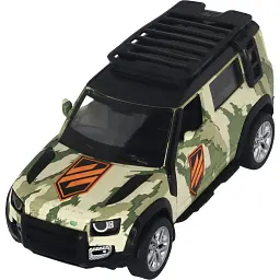 Машинка TechnoDrive серії Шеврони Героїв LAND ROVER DEFENDER 110 "3 ОШБр"