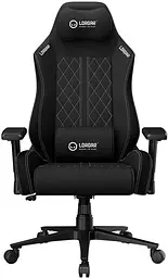 Ігрове крісло Lorgar CHA41 Premium Anti-Stain Fabric Black/White (LRG-CHA41-BK-WH)