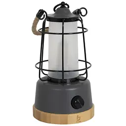 Ліхтар кемпінговий Bo-Camp Harlington Rechargable Dimming 370 Lumen Bamboo-Grey (5818921)