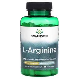 Л-Аргінін L-Arginine Maximum Strenght 850 мг - 90 капсул
