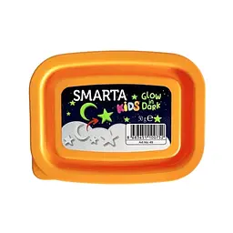 Пластика самозастигаюча Біла Glow in Dark 50 г Smarta