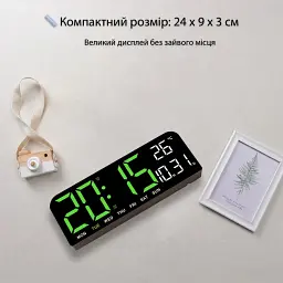 Настільний годинник Action GH0707 Чорний - мініатюра 4