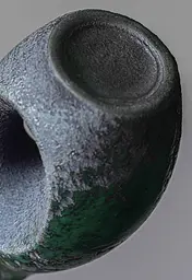 Японська ваза Newtea Гінгко зелена 24.2 x 8.8 см