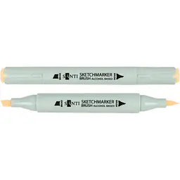Набір спиртових маркерів Santi Brush SA-134 світло-кремовий 6 шт. (390926)