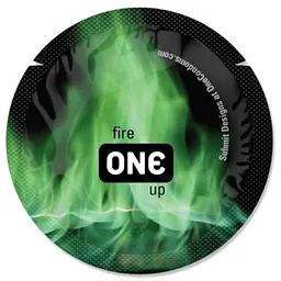 Презерватив One Glowing Pleasure світиться у темряві 1 шт. (ROZ6400229467) - мініатюра 5
