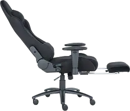 Геймерське крісло GT Racer чорне (X-2534-F Fabric Black) - мініатюра 6