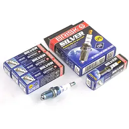 Свічка запалювання Brisk Silver DR15YS.4K Зазор 0.8 мм Ключ 16 під ГБО (2110-2170) 16-ти клапанну - мініатюра 2
