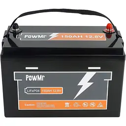 Акумулятор PowMr LiFePO4 12V 12.8V/150Ah/1920Wh [POW-150AH-12.8V] [113735] - мініатюра 2