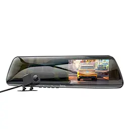 Відеореєстратор - дзеркало заднього виду HOCO DV4 4.5-inch rearview mirror driving recorder (dual-channel) 1080p
