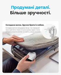 Мережевий GaN зарядний пристрій Vention Dash Pro до 140 Вт 3 USB-C + 1 USB-A сріблястий (TZ-FCOI0-EU) - мініатюра 7