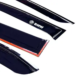 Дефлектори вікон вітровики для Bmw 5 (E39) 1995-2003 Скотч 3M Voron Glass - мініатюра 2