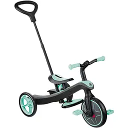 Велосипед триколісний Globber Explorer Trike 4 в 1 м'ятний (632-206-3) - мініатюра 2