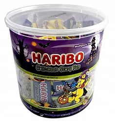 Упаковка желейних цукерок Haribo Halloween Scary Fun 66 шт, 800г - мініатюра 3