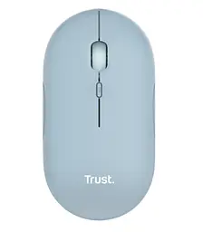 Миша бездротова Trust Puck, Blue, USB (2.4GHz) / Bluetooth, оптична, 800 - 1600 dpi, 4 кнопки (24126)