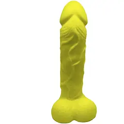 Крафтове мило-член із присоскою Чистий Кайф Yellow Size L - мініатюра 3
