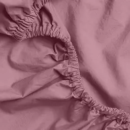 Простирадло на резинці Cosas з вареної бавовни LILAC 90х200х20 см (41WashedCottonLilac_90x200x20) - мініатюра 3