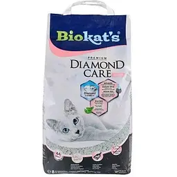 Наповнювач Biokats Diamond Fresh для котячого туалету бентонітовий 8 л - мініатюра 3