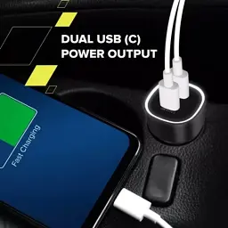 Зарядний пристрій Canyon 2xUSB-C PD60W black (CNE-CCABR3CC) - мініатюра 6