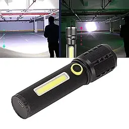 Ручний ліхтар із боковим підсвічуванням BL C63 COB+USB Charge ∙ Ліхтарик ручний BL-C63 COB із USB-зарядкою - мініатюра 5