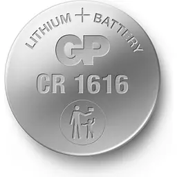Батарейка Gp CR1616 Lithium 3.0V * 1 (відривається) (CR1616-7U5 / 4891199001116) - мініатюра 2