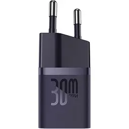 Мережевий зарядний пристрій Baseus GaN5 Fast Charger (mini) 1C 30W Purple (CCGN070705) [96291] - мініатюра 2