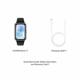 Фітнес-браслет Huawei Band 11 (55020GVQ) чорний - мініатюра 5