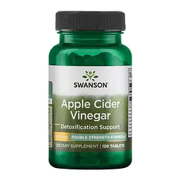 Яблучний оцет Swanson (Apple Cider Vinegar) 120 таблеток