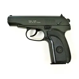 Страйкбольний пістолет Galaxy ПМ, метал, чорний, вага 479 г, G29B