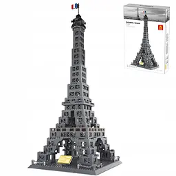 Конструктор Ейфелева вежа Wange 3D Архітектура The Eiffel Tower 5217 Париж 3Д, 978 деталей - мініатюра 6