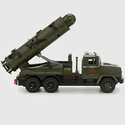 Іграшка Військова Машинка КрАЗ з Ракетною Встановкою Автопром - мініатюра 6