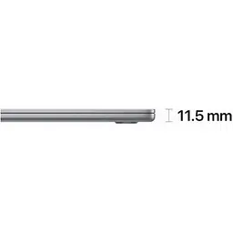 Ноутбук Apple MacBook Air M2 A2941 Space Grey (MQKP3UA/A) (MQKP3UA/A) - мініатюра 4