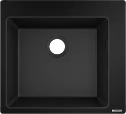 Кухонна мийка Hansgrohe S451 S510-F450 560x510 Graphiteblack 43312170, Чорний