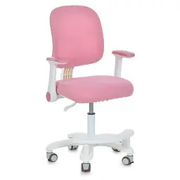 Дитяче крісло Bambi M 6250-8 з підлокітником і підніжкою рожеве (RLT57098)