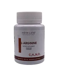 Дієтична добавка New Life L-Arginine 60 капсул