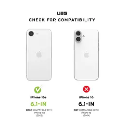 Чохол UAG для iPhone 16E (4th Gen, 2025), Essential Armor MagSafe, Rose teh0019559 - мініатюра 7