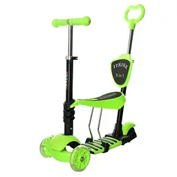 Самокат iTrike JR 3-026-K(Green) MAXI, 5 в 1