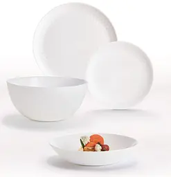 Сервіз Luminarc Pampille White, 19 предметів - мініатюра 1