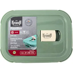 Контейнер для продуктів Krauff з кришкою 370 мл 153х112х58 мм (29-298-074) - мініатюра 2