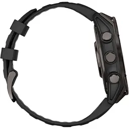 Смарт-годинник Garmin Fenix 8 AMOLED Sapphire 47mm Carbon Gray DLC Titanium with Black/Pebble Gray Silicone Band (010-02904-20) [115046] - мініатюра 5