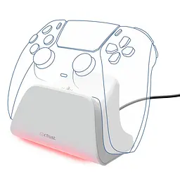 Зарядна станція для геймпадів Trust GXT 255W for PS5 White - мініатюра 6