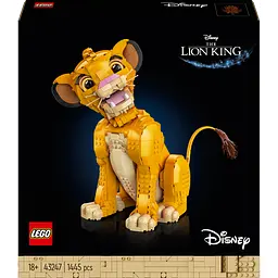 Конструктор LEGO Disney Classic Юний король Лев Сімба 1445 деталей (43247)