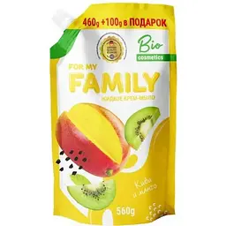 Крем-мило рідке FOR MY FAMILY 560мл Ківі та манго DOYPACK