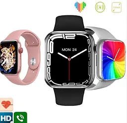 рожевий Розумний смарт-годинник Smart Watch M7 Pro Max 45 мм електронний наручний смарт годинник з функцією дзвінка - мініатюра 3