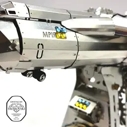 Конструктор Metal Time Колекційна модель АН-225 "Мрія" CRYSTAL EDITION з кристалами SWAROVSKI (Зібрана) (MT001SWRSK/READY) - мініатюра 9