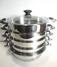 Мантоварка-пароварка O.M.S. Collection 6060 C-28 см 5,8 л - мініатюра 2