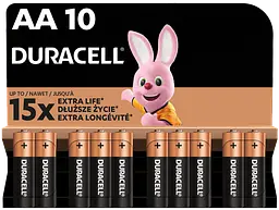 Лужні батарейки Duracell LR06 MN1500 уп. 1x10 шт. (6425676)
